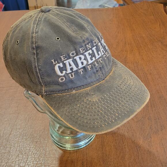 Cabela's legendary outfitter camouflage camo adjustable strap one size hat - Picture 6 of 10